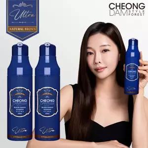 청담스타일 울트라 염색샴푸 200ml 시즌3 자연갈색 2개