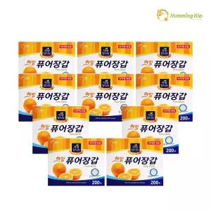 허밍 퓨어장갑 200매 x 10개 일회용 비닐장갑 위생 주방