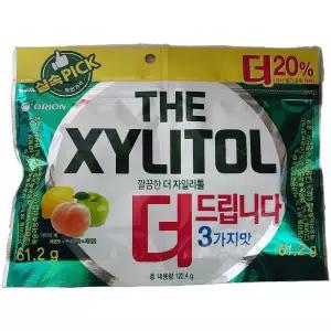 오리온 더 자일리톨 껌 리필 122.4g 6개