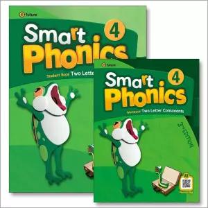 [카드10%] 스마트 파닉스 Smart Phonics 4 교재 워크북 세트 (전2권) (3rd) (AI Phonics App)