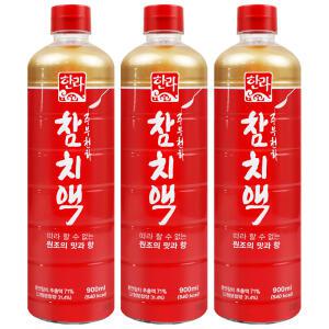 한라 참치액 900ml x 3개