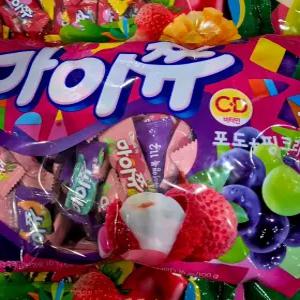 마이쮸 대용량 혼합 800g 약190개입 핑크리치맛+포도맛 마이쭈