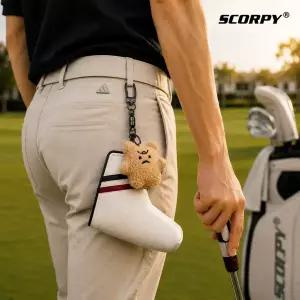스콜피골프 자석식 퍼터키퍼 인형식 퍼터클리너 볼클리너 커버홀더 Scorpy golf