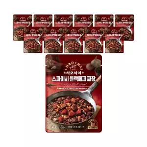 차오차이 스파이시블랙페퍼짜장 180g, 12개
