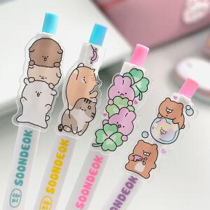 [20개 30%] 일정문구 순덕이아크릴샤프(0.5mm) 필기 학용품