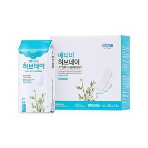 애터미 허브데이 팬티라이너 20개입 4개