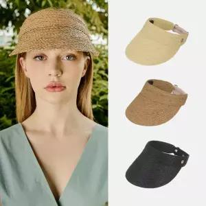 [롯데백화점]화이트샌즈 [여성]천연 라피아 썬캡 뉴 버클 아무디 (3 colors)