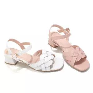 갤러리아 SAERA 세라 여성 컴포트 소가죽 데일리 청키굽 스트랩샌들 C24S001 2