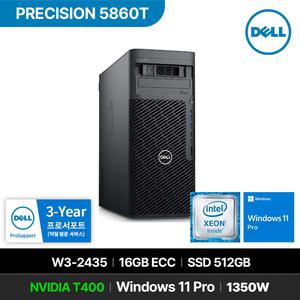 DELL 프리시전 5860T W3-2435 T400 16GB 512GB Win 11P
