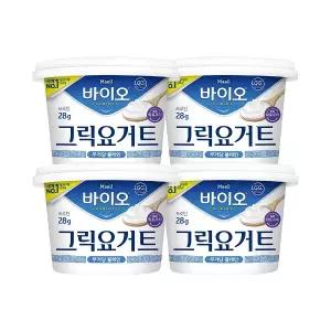 [매일]바이오 그릭요거트 무가당 플레인 400g 4개