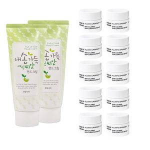과일나라 내손가득 여린씨앗 핸드크림100g x2개 구매시 아이오페 스템3 크림5ml x10개 증 정