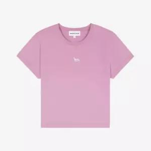 메종키츠네 베이비 폭스 패치 베이비 티셔츠 MW00105KJ0008P527 BLOSSOM DOM