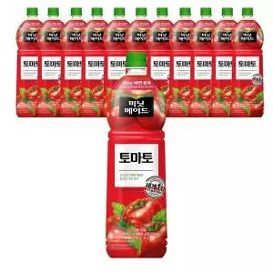 코카 미닛메이드 토마토 1.5L X 12ea 토마토주스 과일주스 음료수 패트