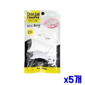 [하프클럽/알티피아]23P 구강위생 부드러운 치실 x5개 일회용 위생치실