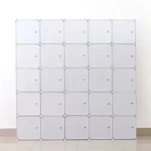 심플리 화이트 선반 옷장 175x175cm DIY 옷수납장 WE5C235