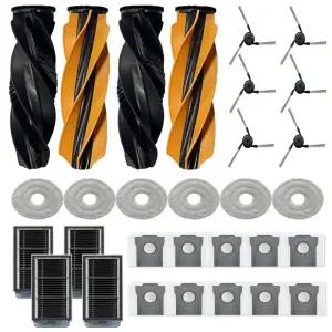 드리미 X50 울트라 Master X50s Pro L40s 필터 사이드 메인 브러쉬 먼지봉투 물걸레 로봇청소기 호환 소모품 28set 패키지