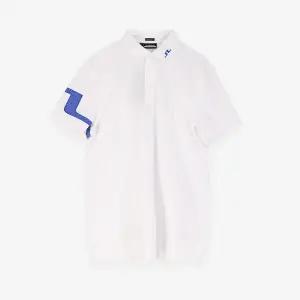 [제이린드버그] 남성 히스 카라 골프 반팔 티셔츠(GMJT09778 BIANCO)