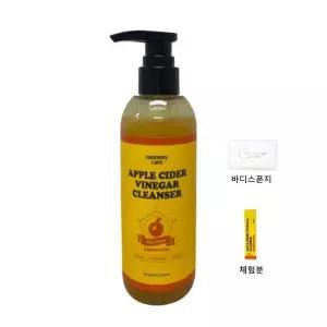 [마미케어] 애사비 클렌저 특대용량 200ml 1개 + 체험분 1매 증정 사과 토닝 광채 유산균 팩