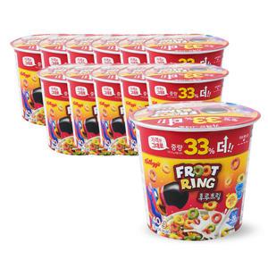 켈로그 컵 시리얼 후르트링 40g x12개