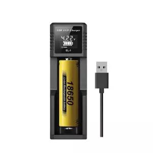고품질 LCD 배터리 충전기 3.7V 충전 C타입 18650배터리 스마 (WFH0UUT)