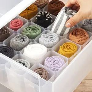 고품질 서랍정리 칸막이 3개 소품 양말정리함 함 책상정리 서랍칸막이 (WFGTBAW)