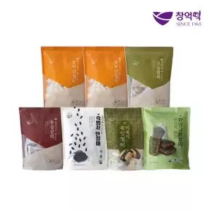 창억떡 6종세트 (호박인절미2봉+흑임자인절미+쑥팥앙금인절미+이북식쑥인절미+모듬찰떡+통팥찰떡)