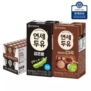 연세두유 검은콩200ml 24팩 + 든든한끼 23곡 24팩 (총48팩)