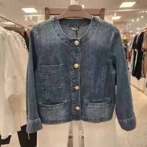 올리비아로렌 HC05 크롭 데님자켓  VVBMJ4M3471