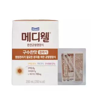 메디웰 구수한맛 플러스 200mlx60팩 완전 균형 영양식 환자 식사대용