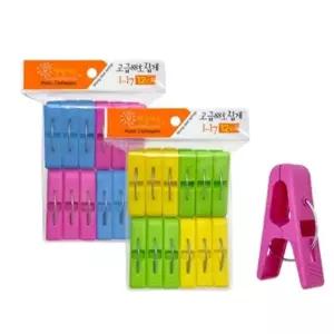 일조 스프링 빨래 집게 88호 12p 좋은빨래집게 빨래 (W695443)