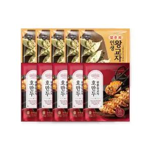 [신세계푸드]올반 왕교자210g x 5팩 + 호텔컬렉션 에센셜 짬뽕 왕교자 210g x 5팩