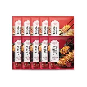[신세계푸드]호텔컬렉션 에센셜 명란 왕교자 210g x 5팩 + 짬뽕 왕교자 210g x 5팩