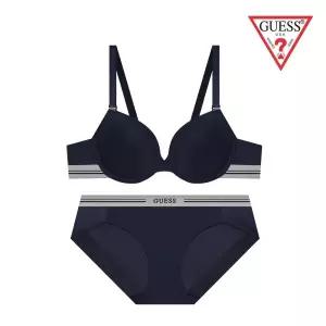 [롯데백화점]게스 [선물포장] NEW 톤톤로고 브라팬티세트 OEWBR191OEWBP191NY