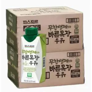 [롯데백화점]파스퇴르 파스퇴르 바른목장 250ML 40입(5월20일 발송됩니다)