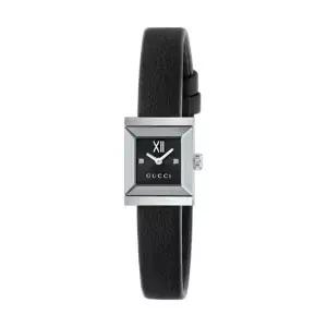 구찌 MUST IT_ YA128538 G프레임 여성 가죽 쿼츠 18mm
