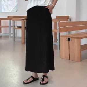 [메이블루]미스티 링클 밴딩스커트