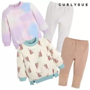 [보리보리/컬리수]컬리수 유아 소프트 상하복 세트 C224STB53P
