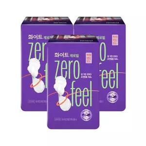 화이트 제로필 날개형, 특대형, 15매, 3개