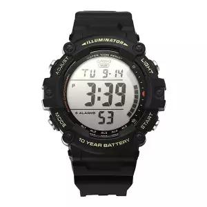 [카시오] 남성 Digital Sports 군인 우레탄 손목 시계(AE 1500WHX 1AVDF)