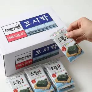 [대륙식품]미니도시락김 으뜸김 재래김 2g 총240봉