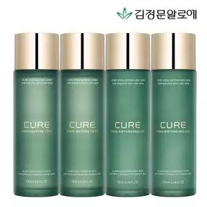 [하프클럽/김정문알로에]큐어 수딩 토너 2개+에멀전 2개