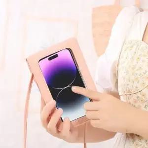 터치스크린 모바일핸드폰가방 다용도 여행용여권지갑 (WFIKV8A)