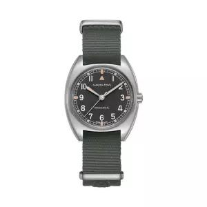 해밀턴 H76419931 카키 파일럿 파이오니어 남성 나토밴드 메커니컬 36mm