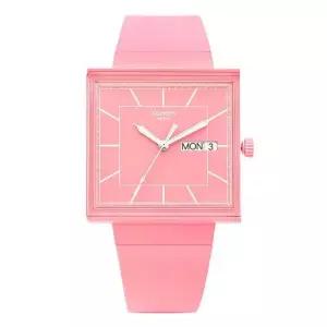 스와치 시계 SO34P700 BIOCERAMIC WHAT IF ROSE 우레탄밴드 여자시계 여성시계