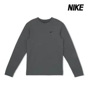 나이키 긴팔티 드라이핏 UV 하이버스 롱 슬리브 피트니스 탑 남성 그레이 FB8584-084