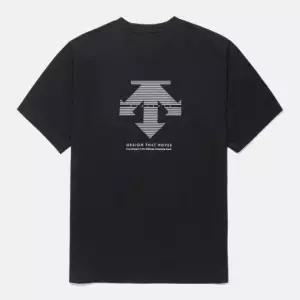 반팔티 KQF SQ123UTS15-BLK 백그래픽 컴포트핏 반팔 티셔츠 / BLACK