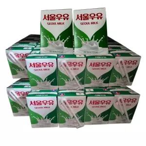 서울우유 멸균우유 200ml 24입+24입 (2박스)