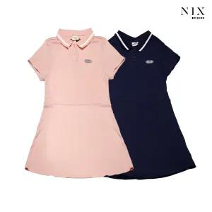 [NIXKIDS]여아) CR양면 - 기본카라 LOGO 원피스(FKRMCOJ932P)