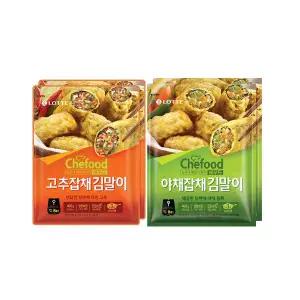 [롯데푸드]고추잡채 김말이(400g+400g)x1개+야채잡채 김말이(400g+400g)x1개