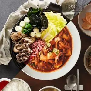 맛있는家 채선당 샤브샤브 밀키트 2인분+매콤쫄깃 쭈꾸미볶음 620g
